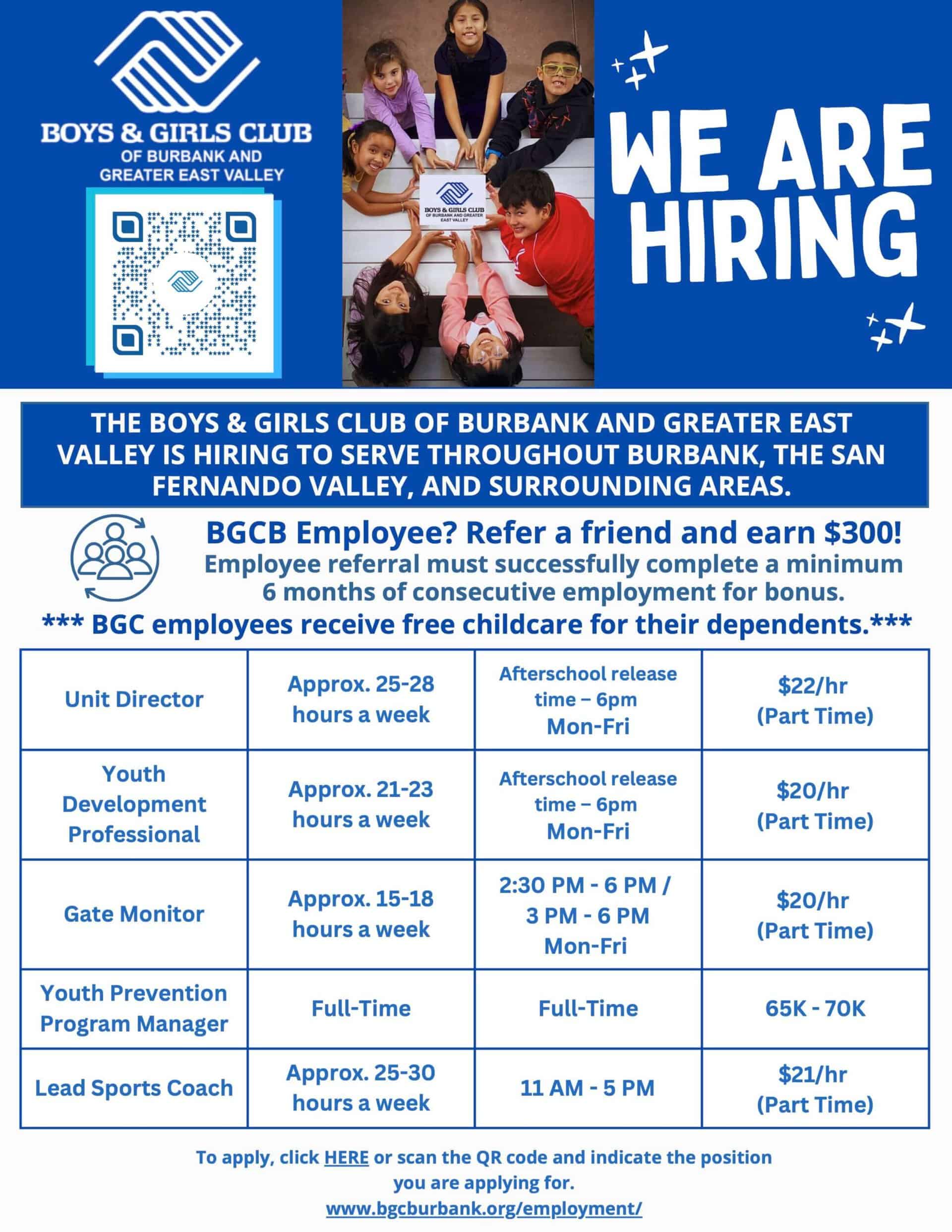 BGC Hiring Flyer – updated as of 8.28.26
