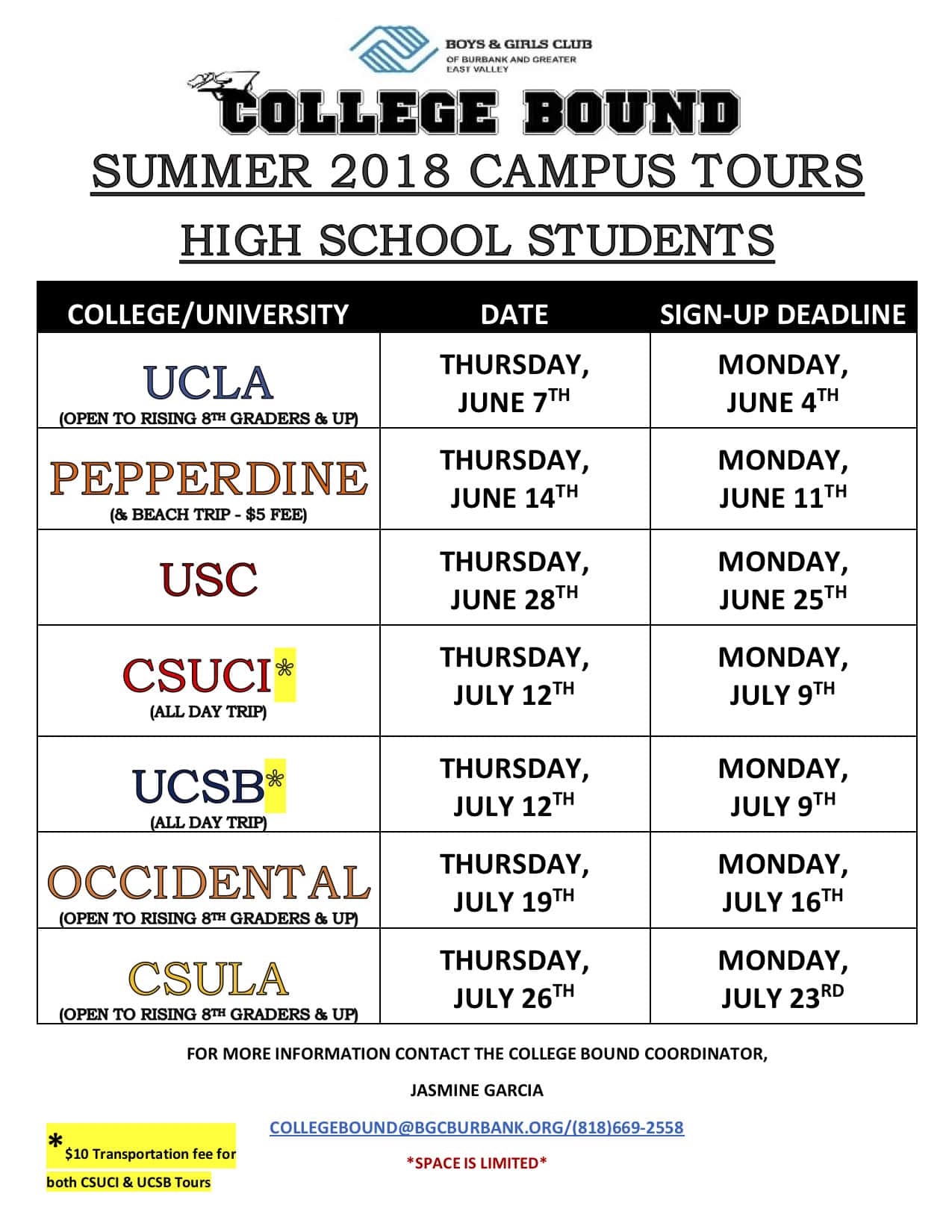 SUMMER 2018 CAMPUS TOURS FLYER copy