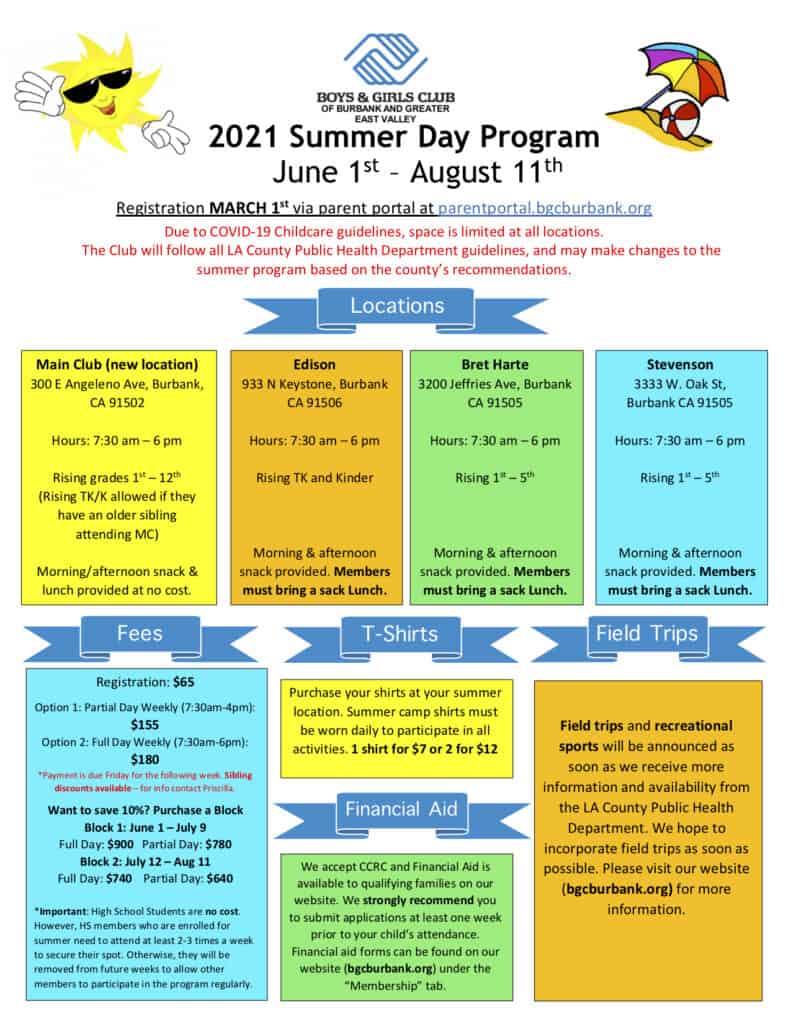 Boys And Girls Club Of Burbank And Greater East Valley Great Futures Start Here